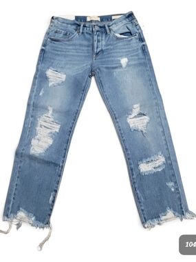 PACSUN - 24X25 Light Blue Distressed Women’s Jeans